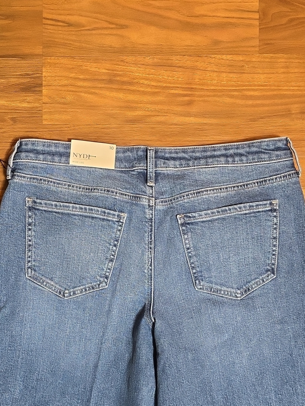 NYDJ Teresa Wide Leg Jeans - Romantic Indigo - Picture 11 of 16